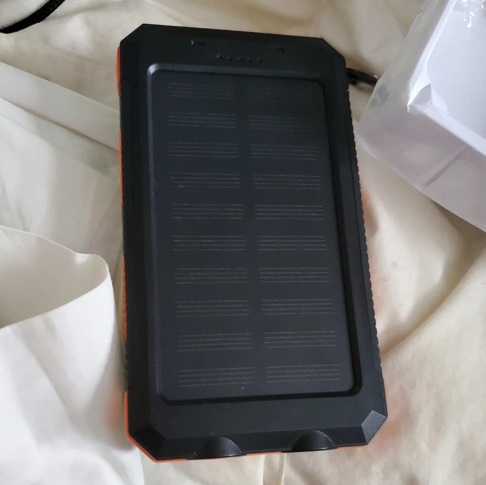 Dual USB DIY Solar Power Bank Case Kits Battery Charger External Box Flashlight